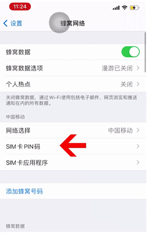 龙川苹果14维修网分享如何给iPhone14的SIM卡设置密码 