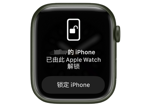 龙川苹果手机维修分享用 AppleWatch 解锁配备面容 ID 的 iPhone方法 